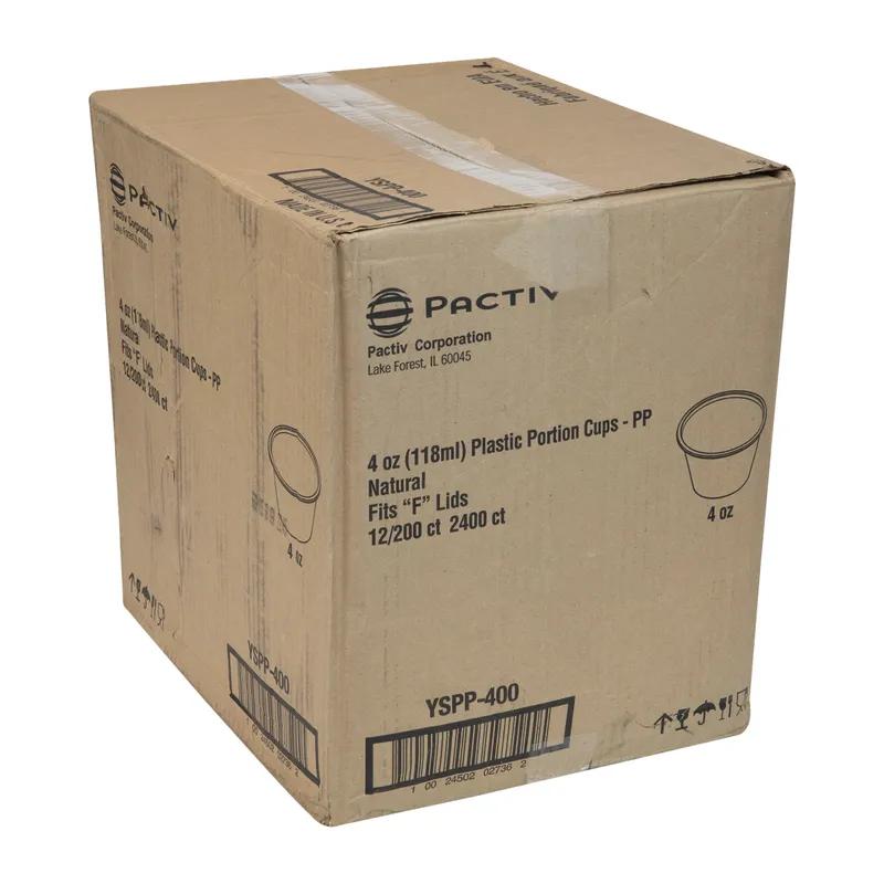 Souffle & Portion Cup 4 OZ PP Clear Microwave Safe 2400/Case