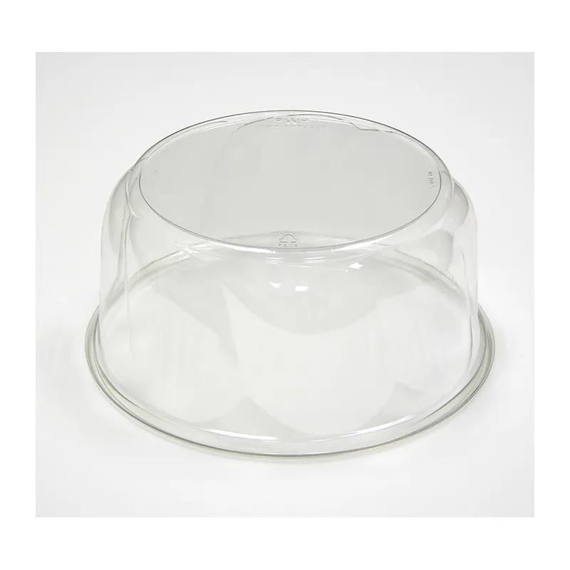 Lid High Dome 9X4.75 IN 1 Compartment PET Clear Round For Cake Pie Bakery Container Swirl Unhinged 80/Case