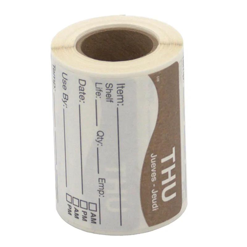 Thursday Label 2.5X2.5 IN 125/Roll