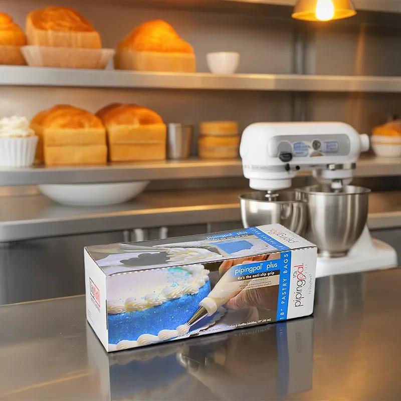 Piping Plus Pastry Bag 18 IN Plastic 100/Box