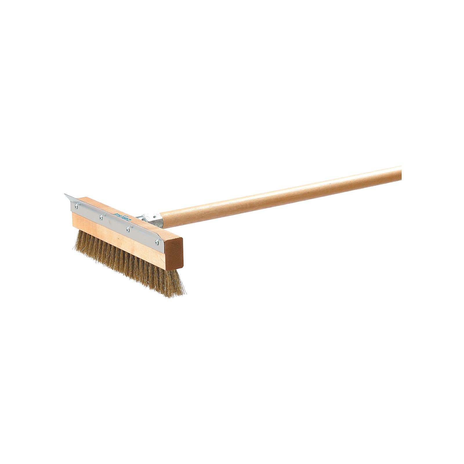 Pizza Oven Brush & Scraper 10 IN Brass Wood 1/Each