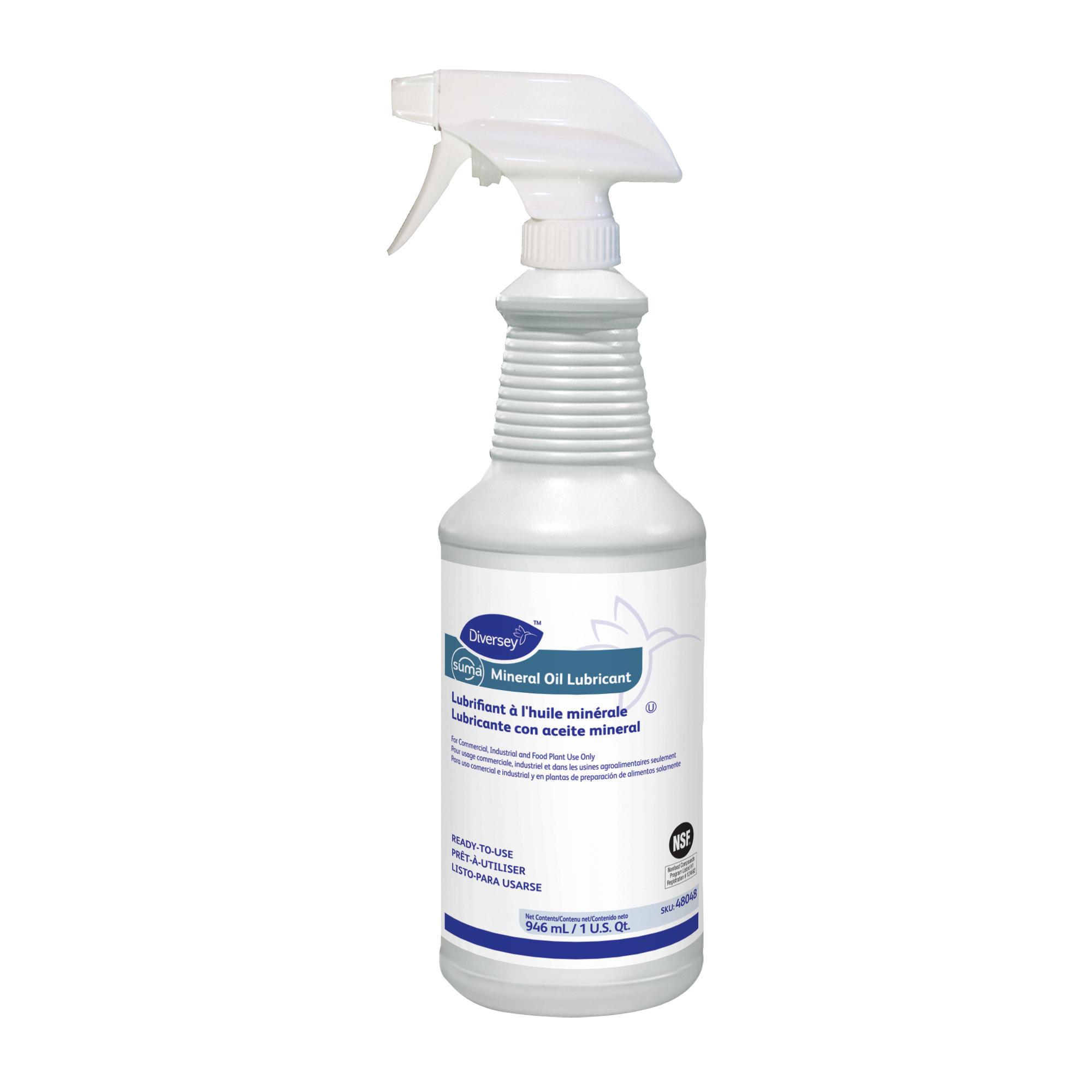 Suma® Odorless Mineral Oil Lubricant 32 FLOZ Liquid RTU Kosher 6/Case