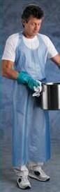 AlphaTec® Apron 35X45 IN White 7.5MIL PVC Vinyl 1/Each