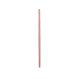 Victoria Bay Giant Straw 7.75 IN PP Red White Stripe Wrapped 300 Count/Pack 24 Packs/Case 7200 Count/Case