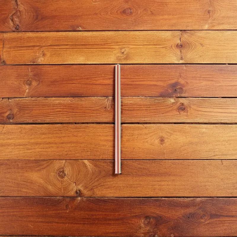 Victoria Bay Giant Straw 7.75 IN PP Red White Stripe Wrapped 300 Count/Pack 24 Packs/Case 7200 Count/Case