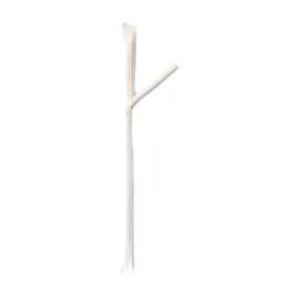 Victoria Bay Jumbo Straw Flex Straw 7.63 IN Plastic White Wrapped 10000/Case