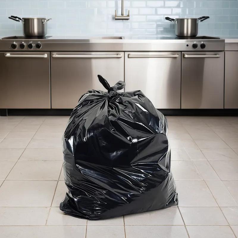 Can Liner 40X58 IN Black LDPE 2MIL 100/Case