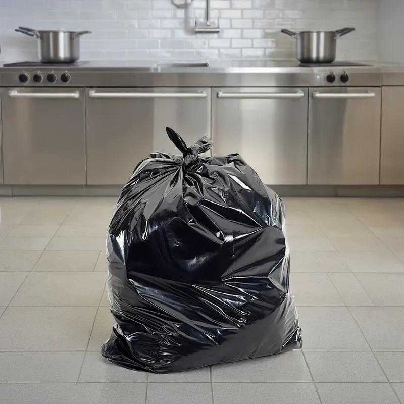 Can Liner 40X58 IN Black LDPE 2MIL 100/Case