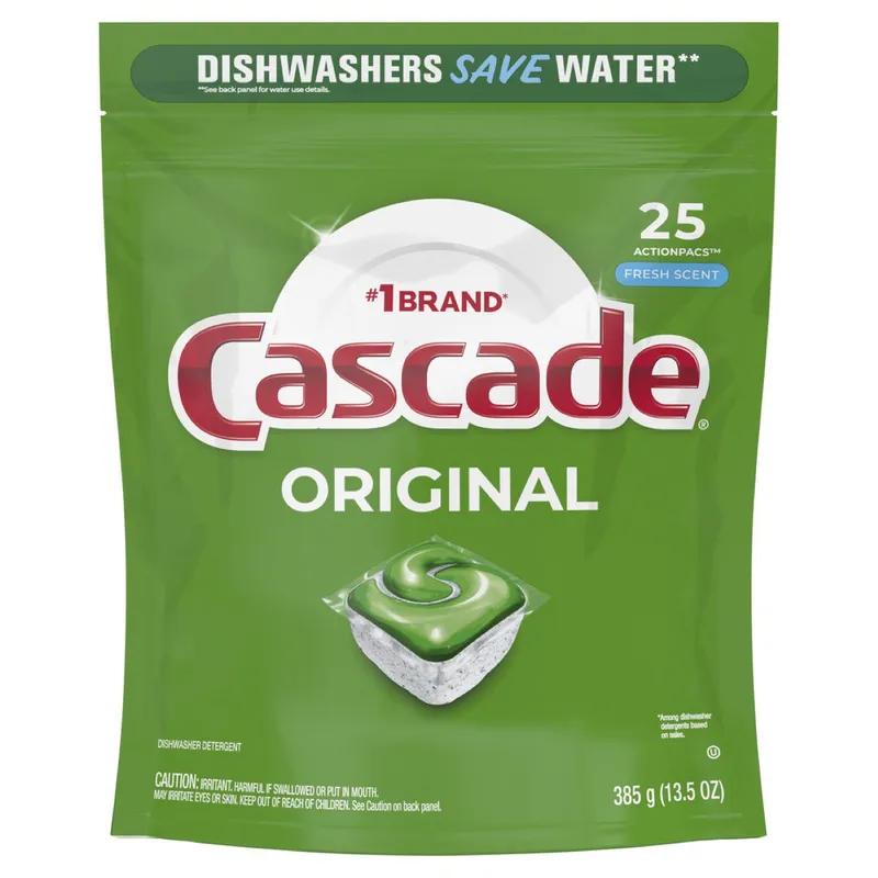 Cascade® Fresh Scent Dishmachine Detergent Pod 25 Count/Pack 5 Packs/Case 125 Count/Case
