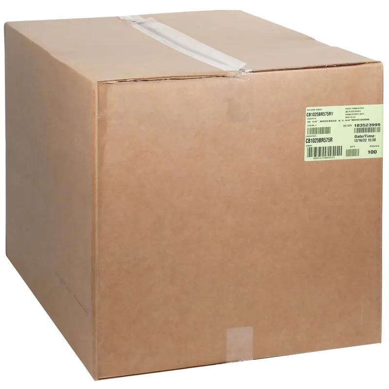 Cake Container & Lid Combo With Dome Lid 10.25X5.75 IN PET Clear Black 100/Case