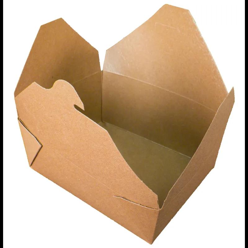 Bio-Plus Terra II® #8 Take-Out Box 6.75X5.5X2.5 IN Paper Kraft Rectangle 300/Case