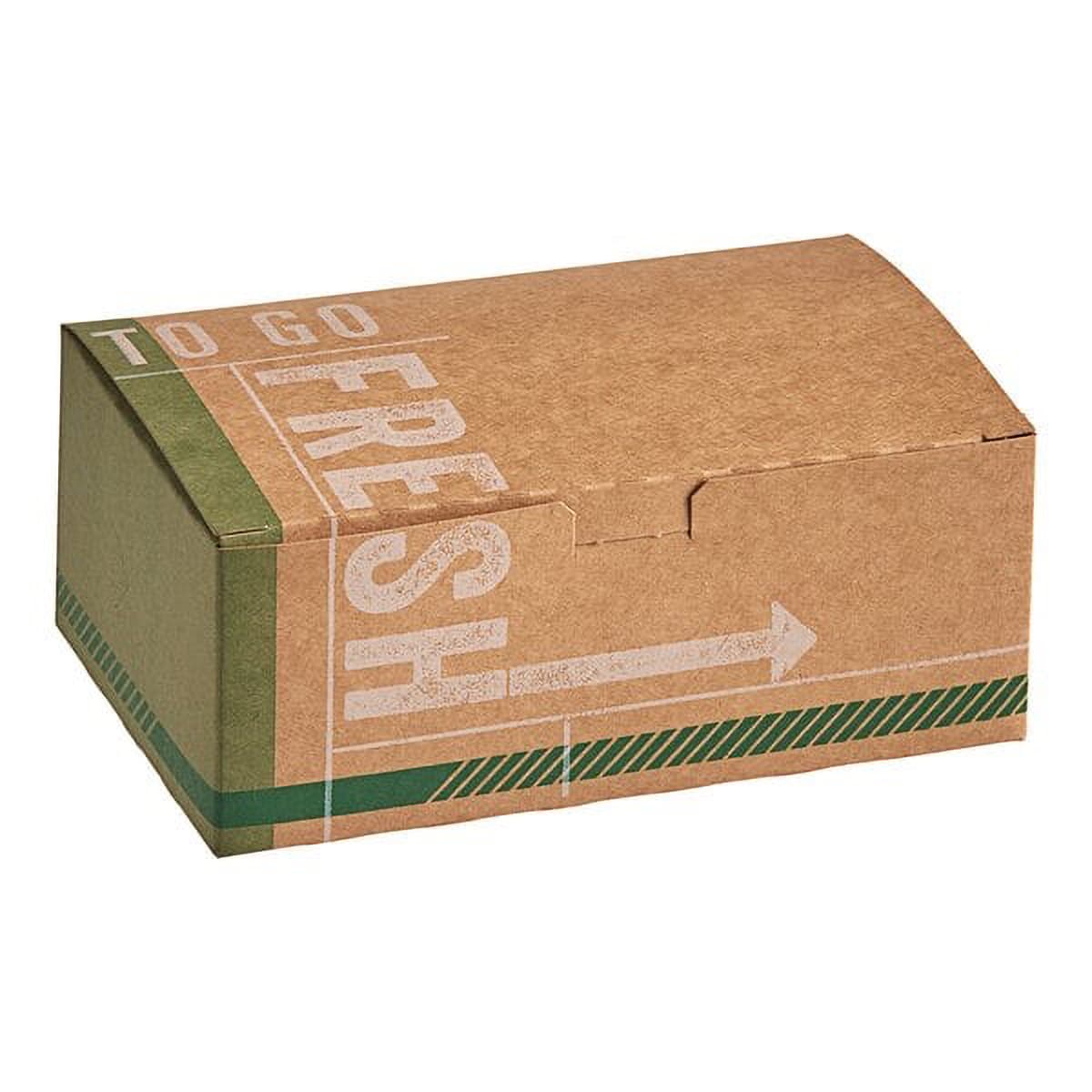 Take-Out Box Tuck-Top 7X4.25X2.75 IN Fresh Flavor 250/Case