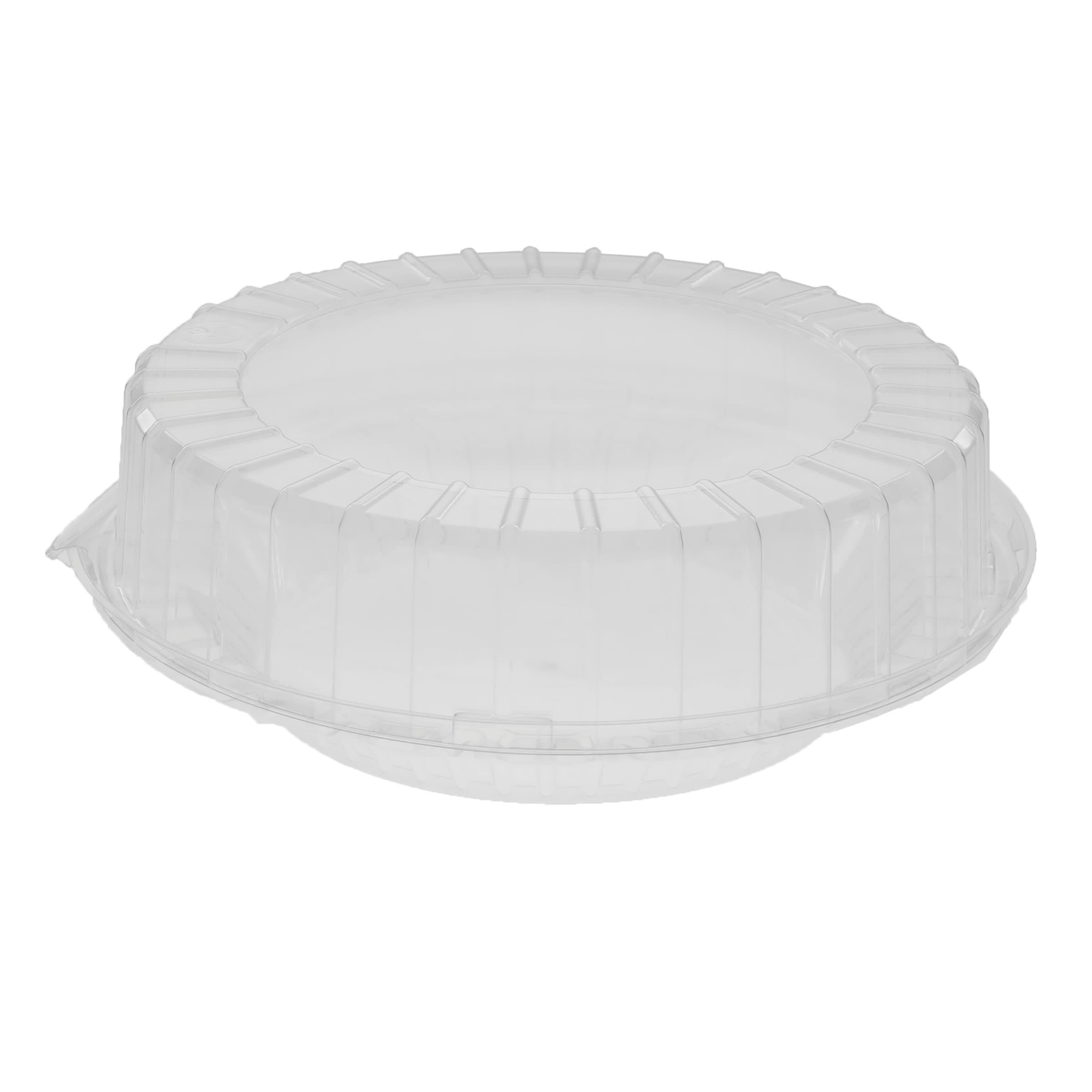 Showpie Pie Hinged Container With Dome Lid 17.8 OZ 9.25X3.125 IN OPS Clear Round 85/Case