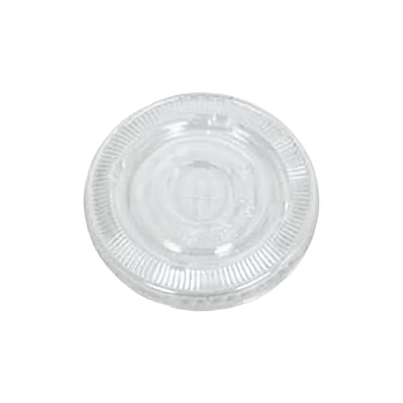 Victoria Bay Lid Flat Plastic For 16-24 OZ Cup With Hole 1000/Case