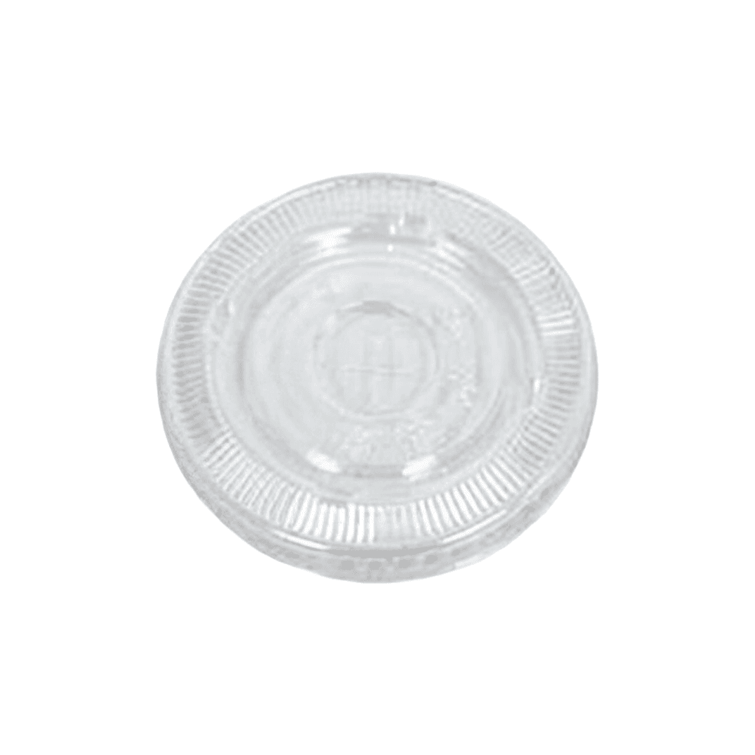 Victoria Bay Lid Flat Plastic For 16-24 OZ Cup With Hole 1000/Case