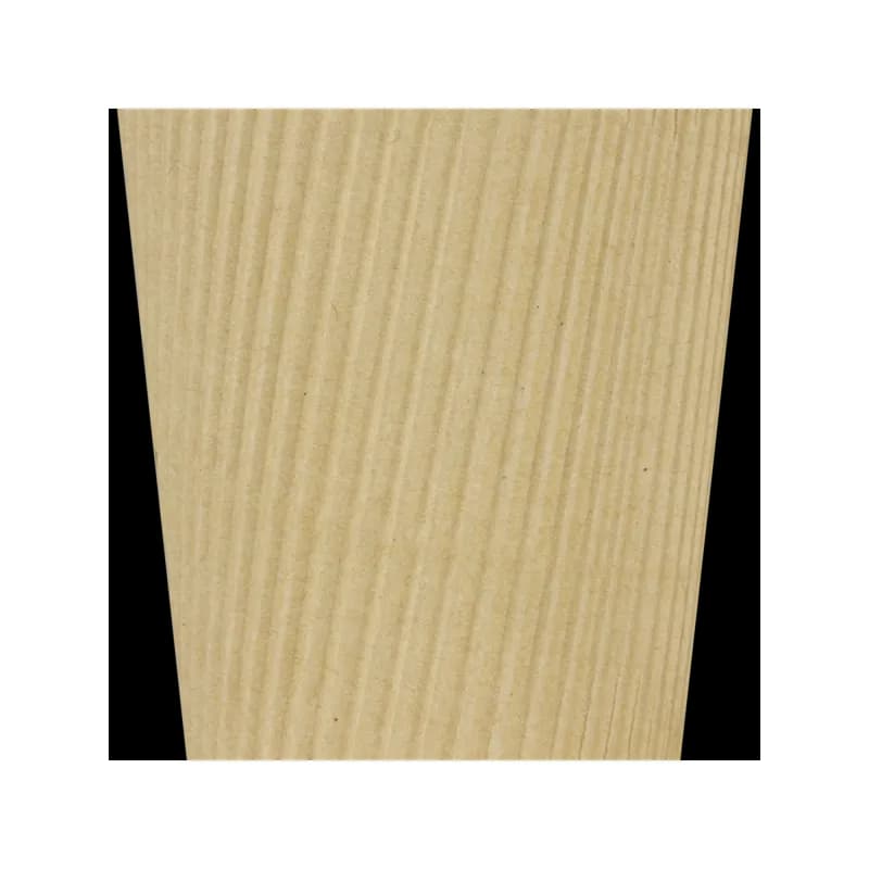 Karat® Hot Cup Insulated Ripple 8 OZ Double Wall Poly-Coated Paper Kraft 500/Case