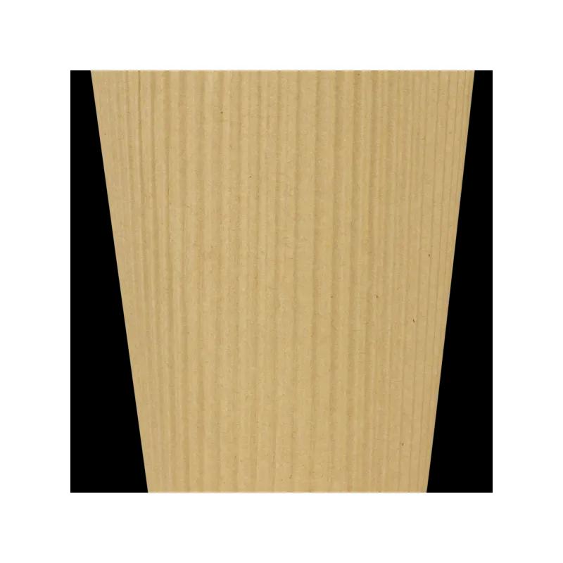 Karat® Hot Cup Insulated Ripple 12 OZ Double Wall Poly-Coated Paper Kraft 500/Case