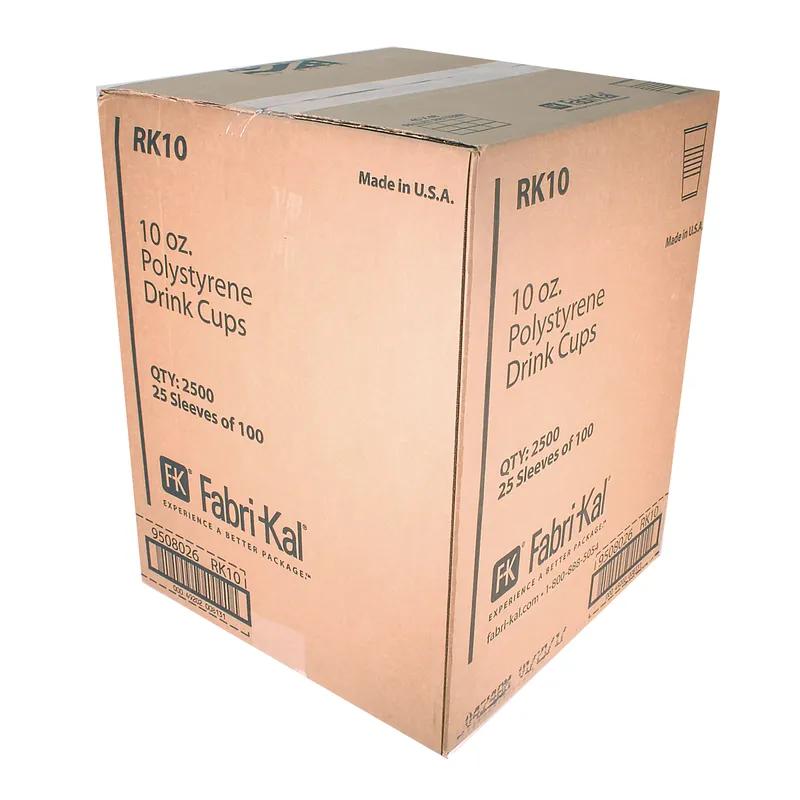 RK Cold Cup 10 OZ HIPS Translucent 2500/Case