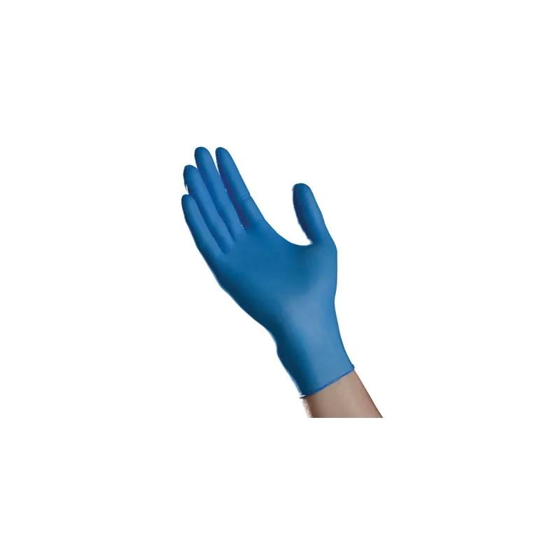 Examination Gloves Medium (MED) Blue Nitrile Powder-Free 100/Box