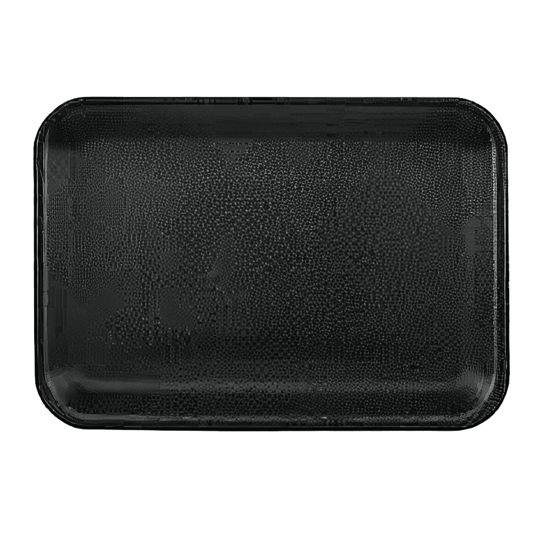 Dyne-A-Pak 4D Tray Polystyrene Foam Black 500/Case