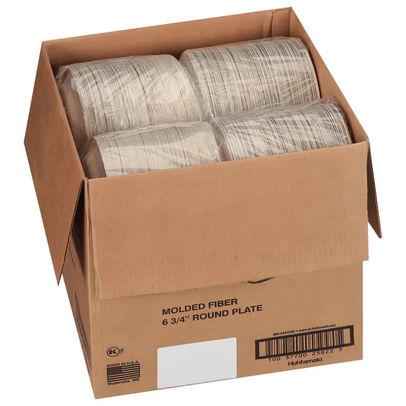 PaperPro® Naturals Plate 6.75 IN Molded Fiber Kraft Round 1000/Case
