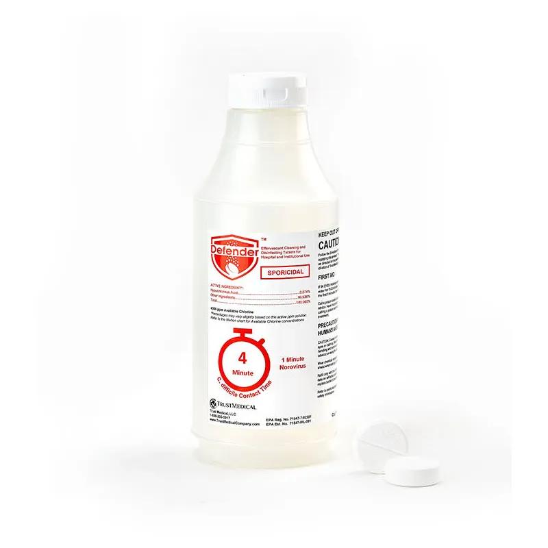 Defender® Mild Scent Disinfectant Cleaner Multi Surface Tablet Sporicidal 100 Count/Pack 5 Packs/Case 500 Count/Case