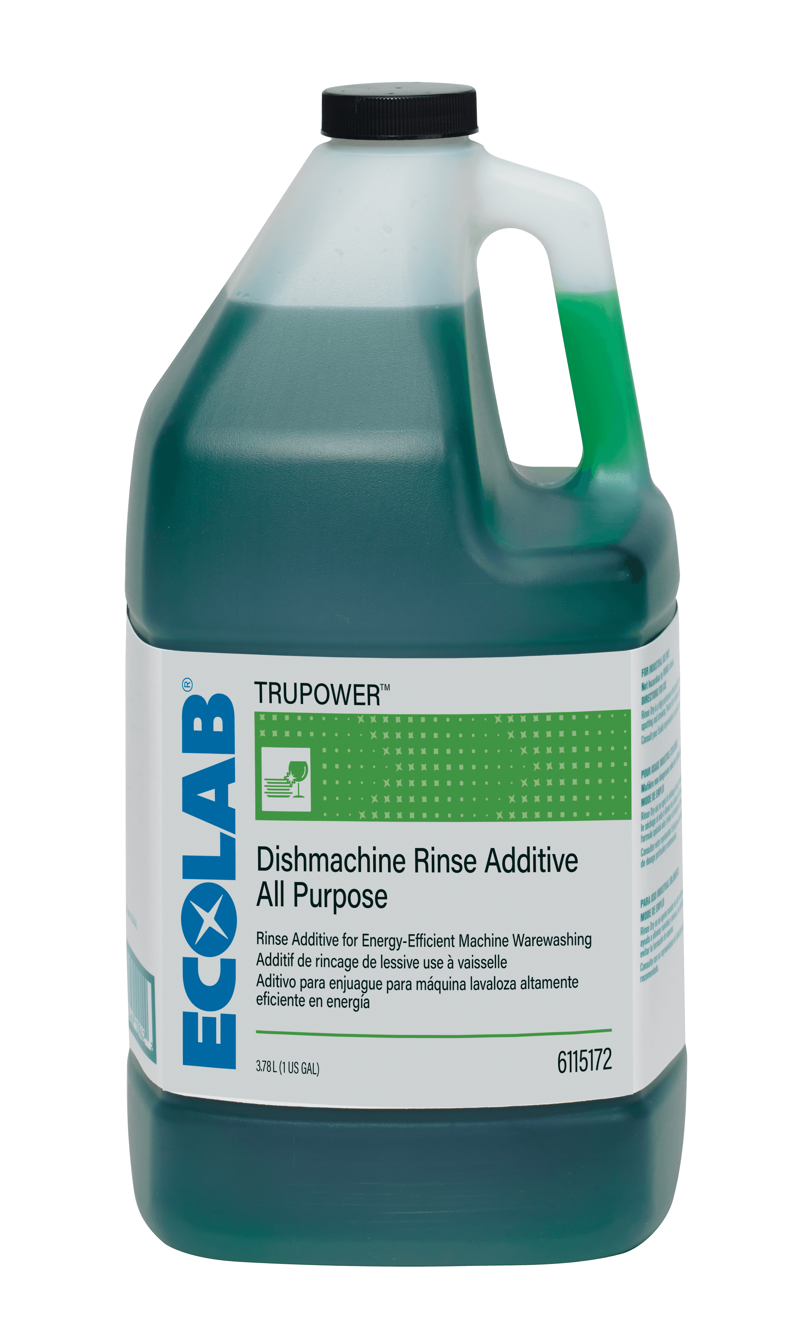 EcoTemp Ultra Dry Rinse Aid 1 GAL 4/Case