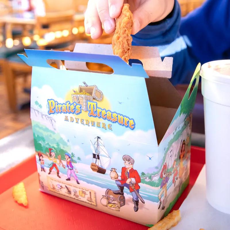 Lunch Take-Out Box Barn Paper Pirate's Treasure 96/Case