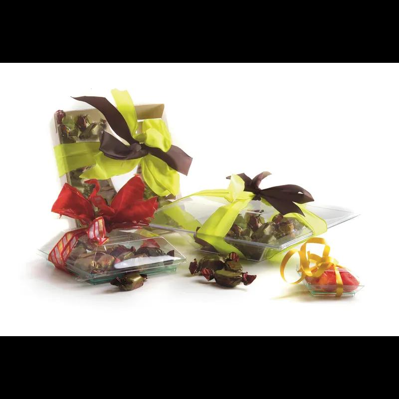 Klarity Lid Mini 2.5X2.5 IN Plastic Translucent Green For 1.5 OZ Container 50 Count/Pack 4 Packs/Case 200 Count/Case