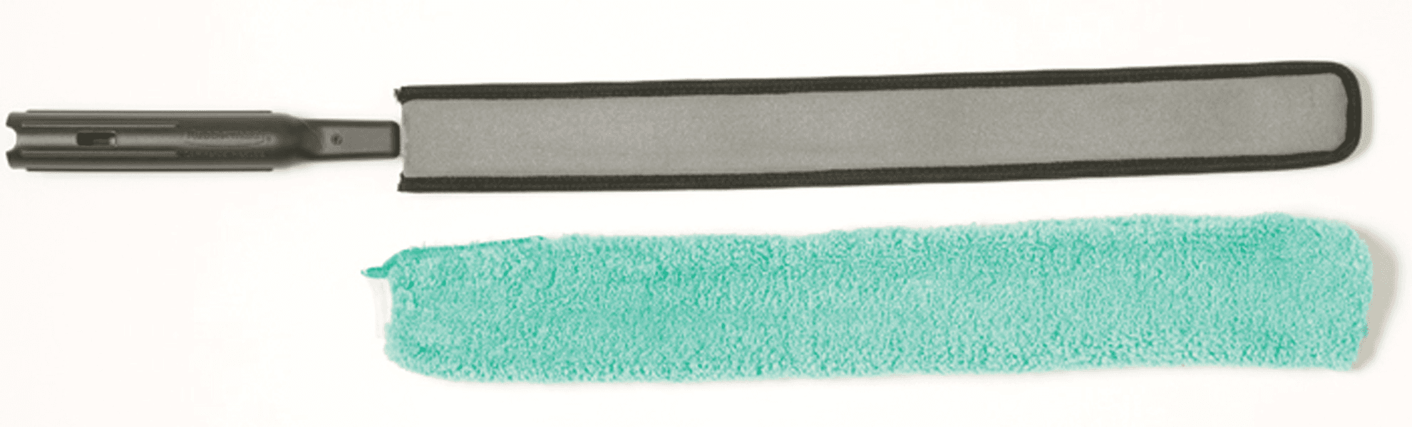 Hygen™ Dusting Wand & Duster 28.75 IN Microfiber Black Gray Reusable Quick Connect Flexi Wand 1/Each