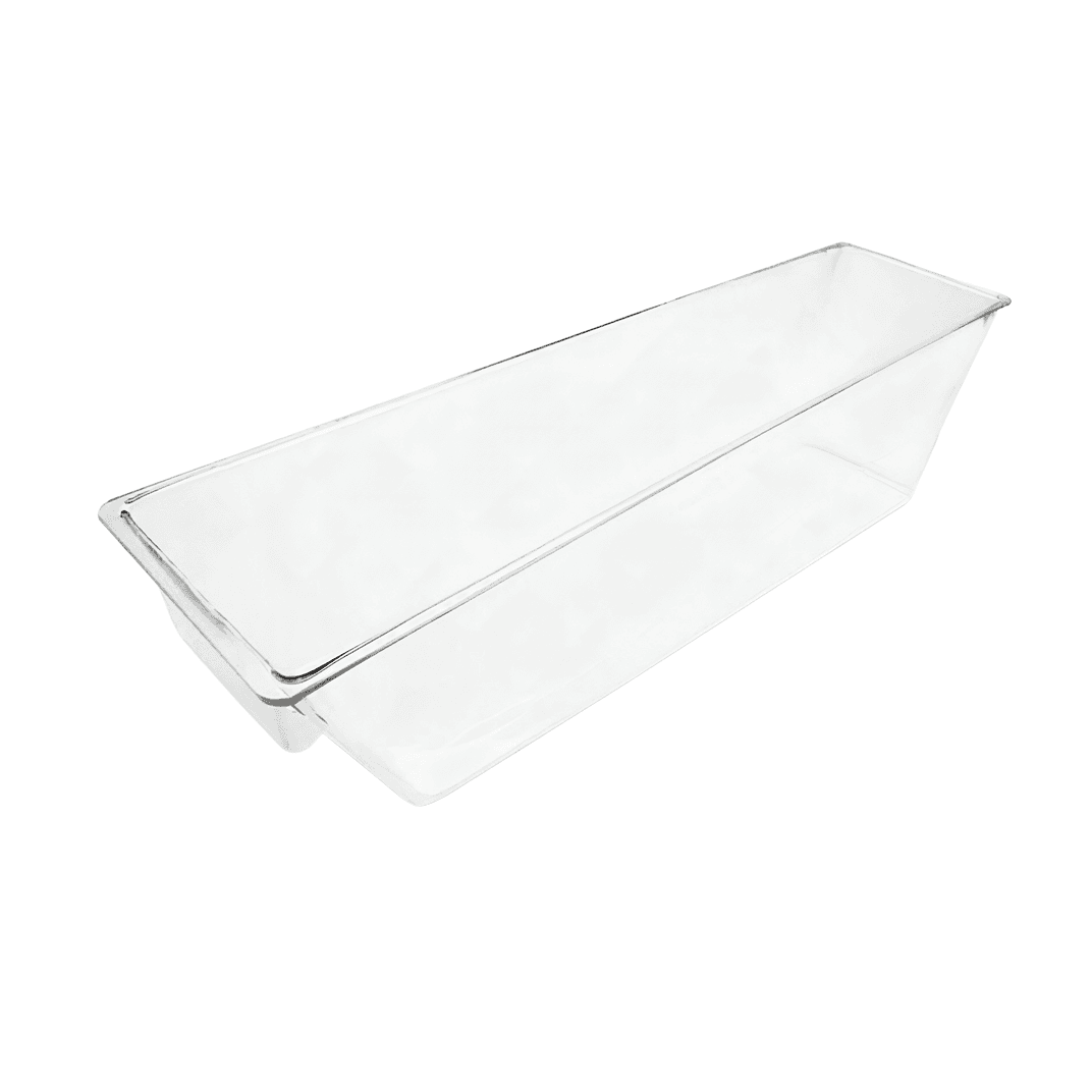 Bulk Bin 11X27X7 IN 1 Compartment Clear Rectangle PET 1/Each