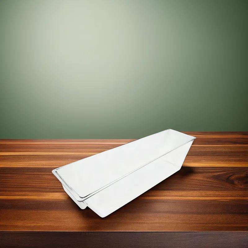 Bulk Bin 11X27X7 IN 1 Compartment Clear Rectangle PET 1/Each