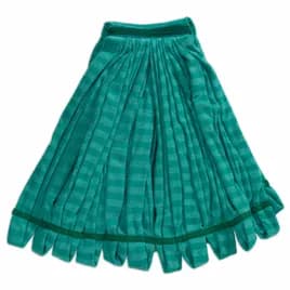 Web Foot® Mop Medium (MED) 20 OZ Green Microfiber 1IN Headband 1/Each