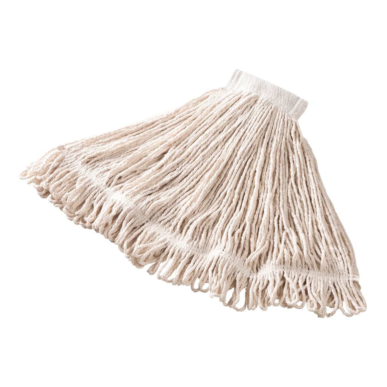 Super Stitch® Mop Large (LG) 24 OZ White Cotton Loop End 5IN Headband 1/Each