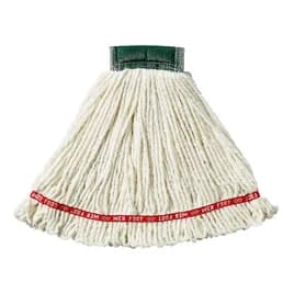 Web Foot® Shrinkless® Wet Mop Medium (MED) 20 OZ White Cotton Synthetic Blend 5IN Headband 1/Each