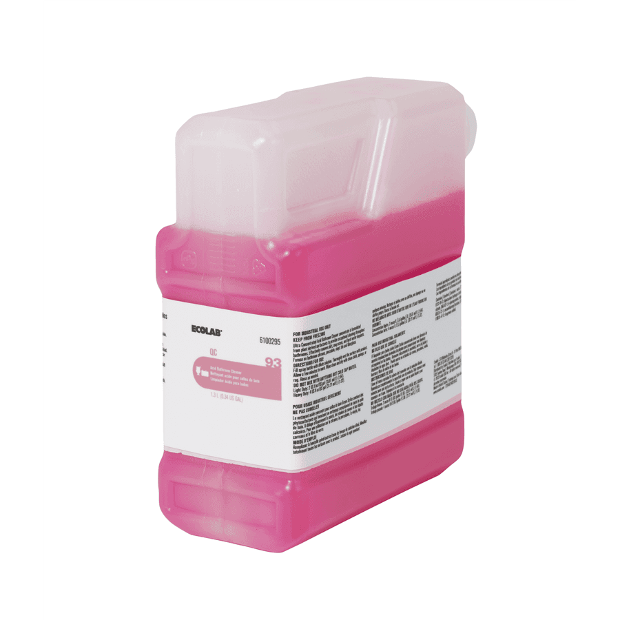 QC 93 Restroom Cleaner 1.3 L Multi Surface Acidic Concentrate 2/Case