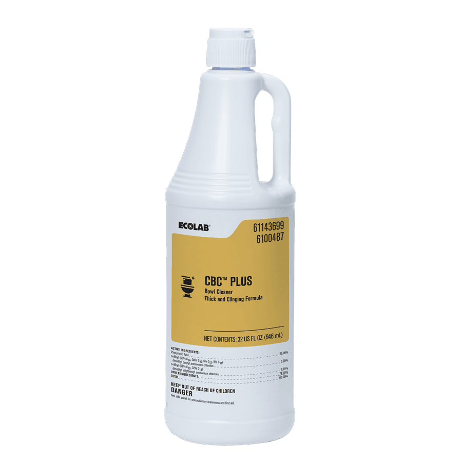 CBC Plus Mint Toilet Bowl Cleaner 32 FLOZ Acidic RTU 12/Case