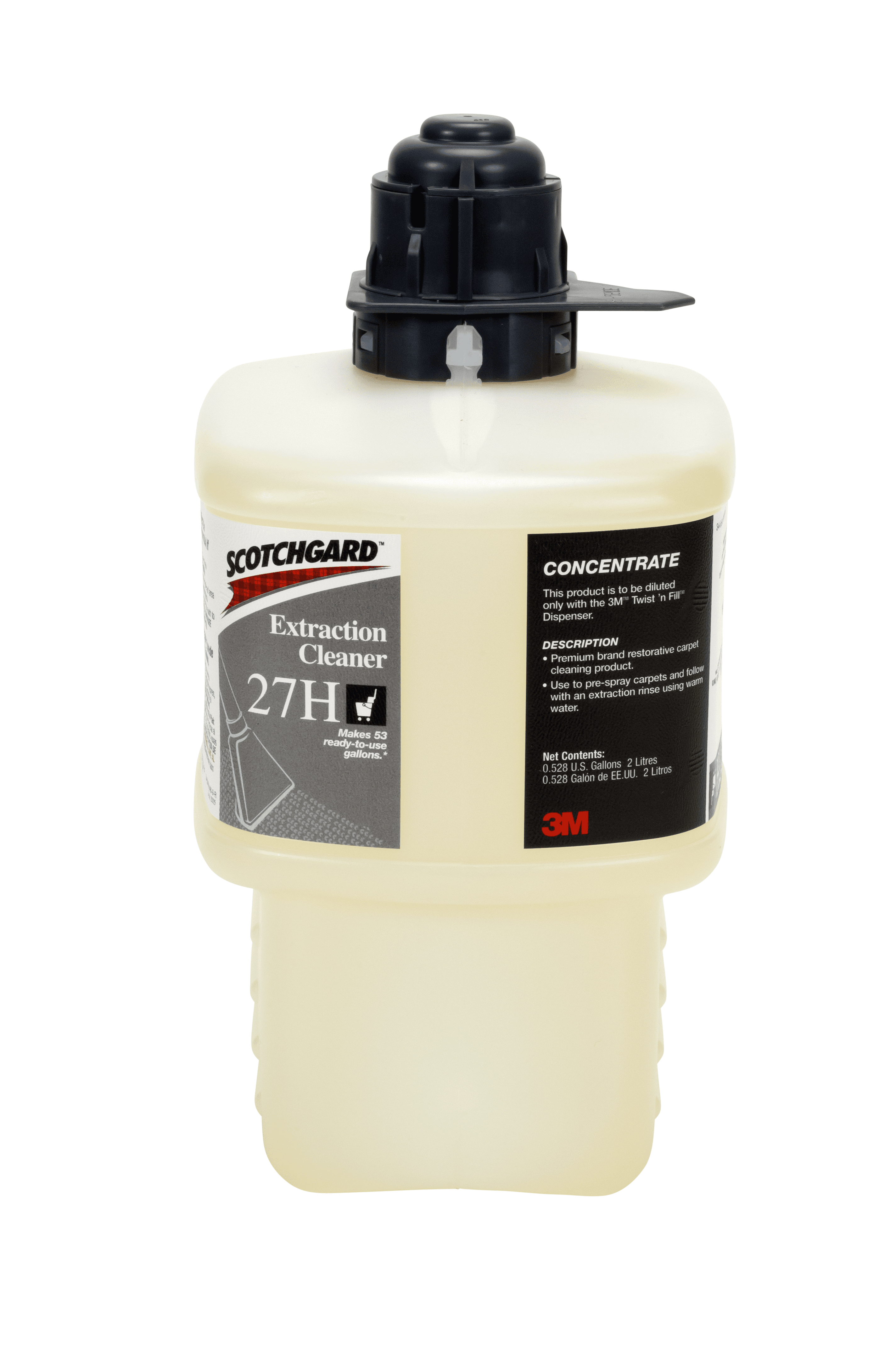 3M™ Scotchgard™ 27H Carpet Extraction Cleaner 2 L Concentrate 6/Case