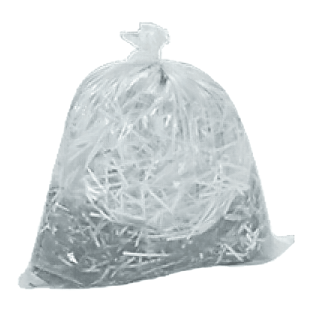 Can Liner 23X22.5X53 IN Clear Plastic 2MIL 100/Case