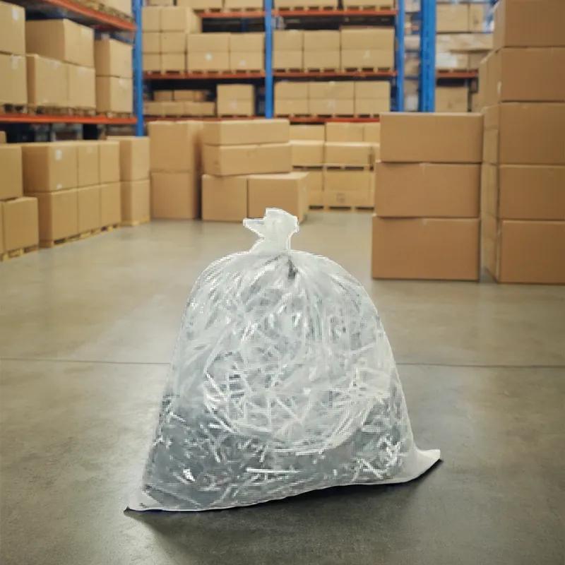 Can Liner 23X22.5X53 IN Clear Plastic 2MIL 100/Case