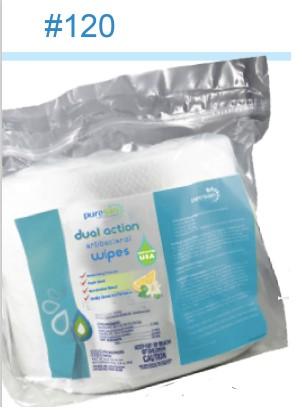 Lemon Disinfectant Wipe Antibacterial 2000 Count/Pack 2 Packs/Case 4000 Count/Case