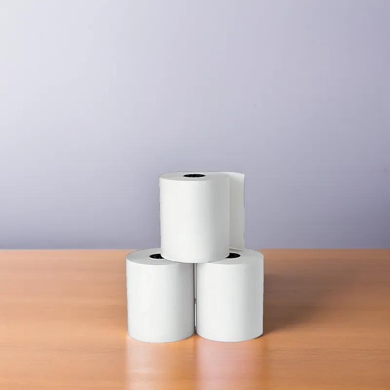 Cash Register Receipt Roll 3.12IN X230FT White Thermal Paper 50 Rolls/Case