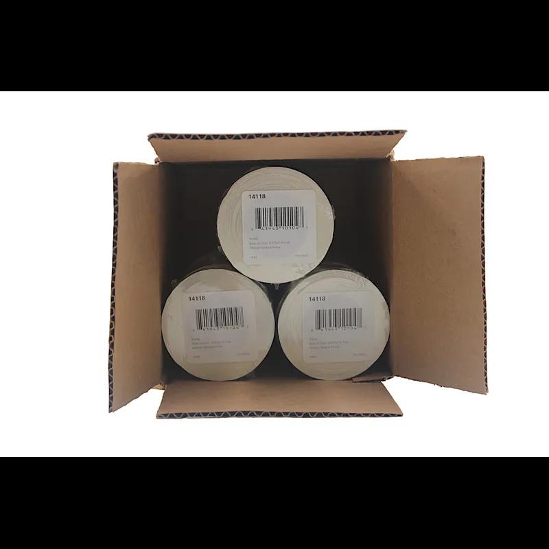 Swiss Deli Label 0.875X1.9 IN Blue Gold Oval 500 Count/Roll 10 Rolls/Case 5000 Count/Case