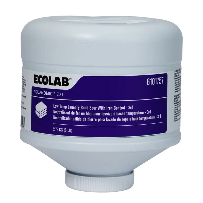 Aquanomic 2.0 Laundry Sour 6 LB Low Temperature Solid Iron Control 2/Case