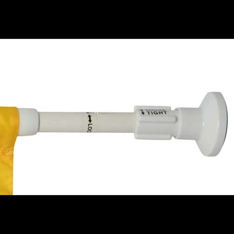 Closed For Maintenance Sign Yellow Black Bilingual 1/Each