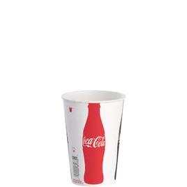 Solo® Cold Cup 16 OZ Double Sided Poly Paper (DSP) Multicolor Coca-Cola® Stock Print 50 Count/Pack 20 Packs/Case