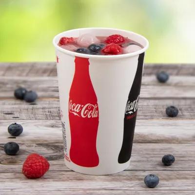 Solo® Cold Cup 16 OZ Double Sided Poly Paper (DSP) Multicolor Coca-Cola® Stock Print 50 Count/Pack 20 Packs/Case