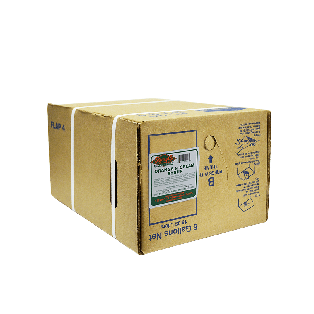 Orange Cream Syrup 5 GAL 1/Case