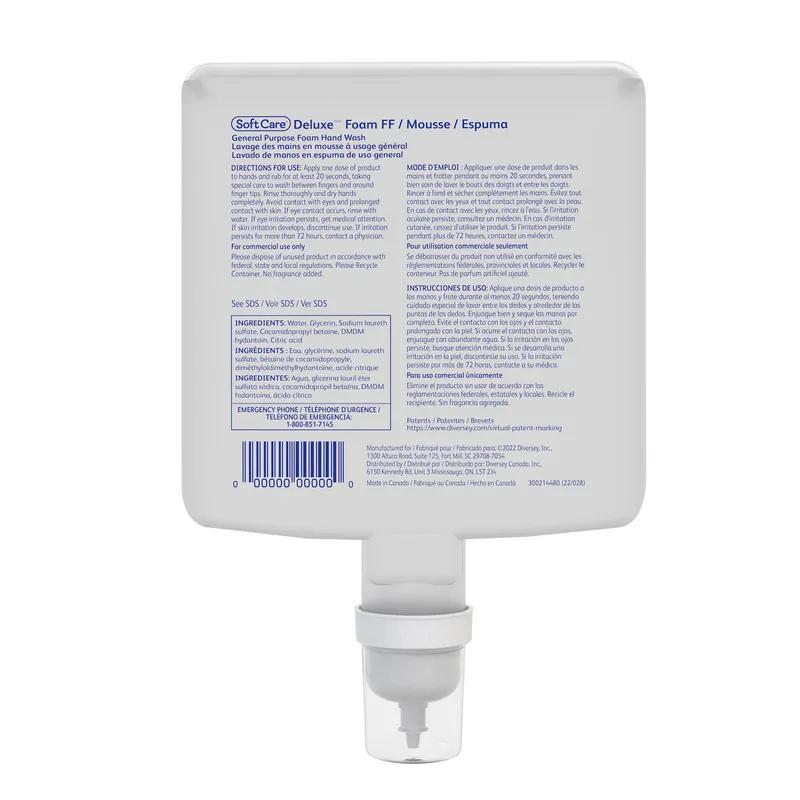 Soft Care® Hand Soap Liquid Foam 1.3 L Colorless Kosher For IntelliCare 6/Case