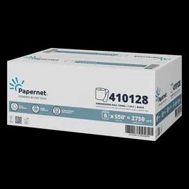 Papernet Dry Tech Roll Paper Towel 10 IN TAD Paper White Hardwound 6 Rolls/Case